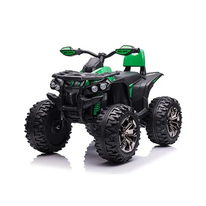 12V7AH Electric Kids Ride on ATV Quad Treaded Tires LED Lights 4 Wheels Power Ride on Car