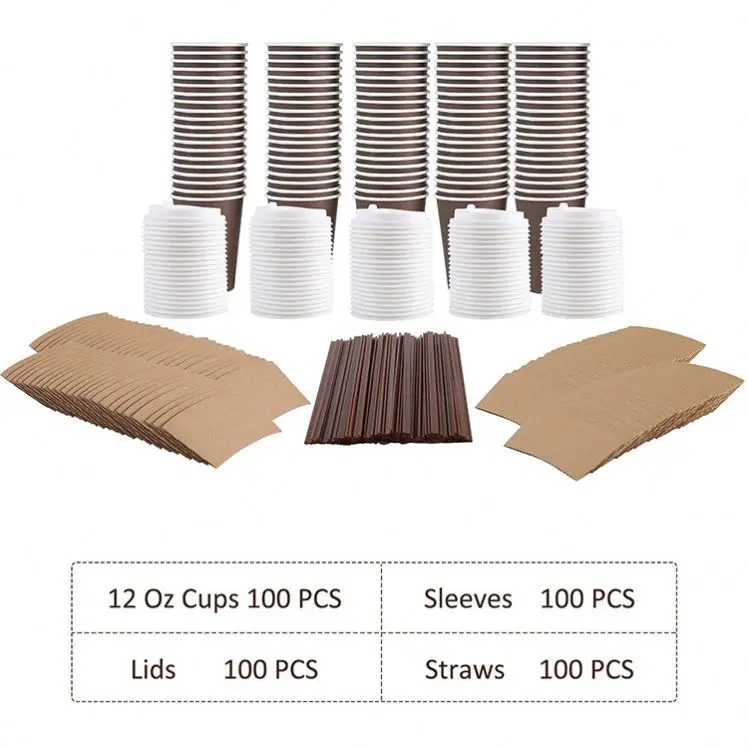 
 Экологически чистая одноразовая бумажная чашка, кофейные чашки с вашим собственным логотипом  