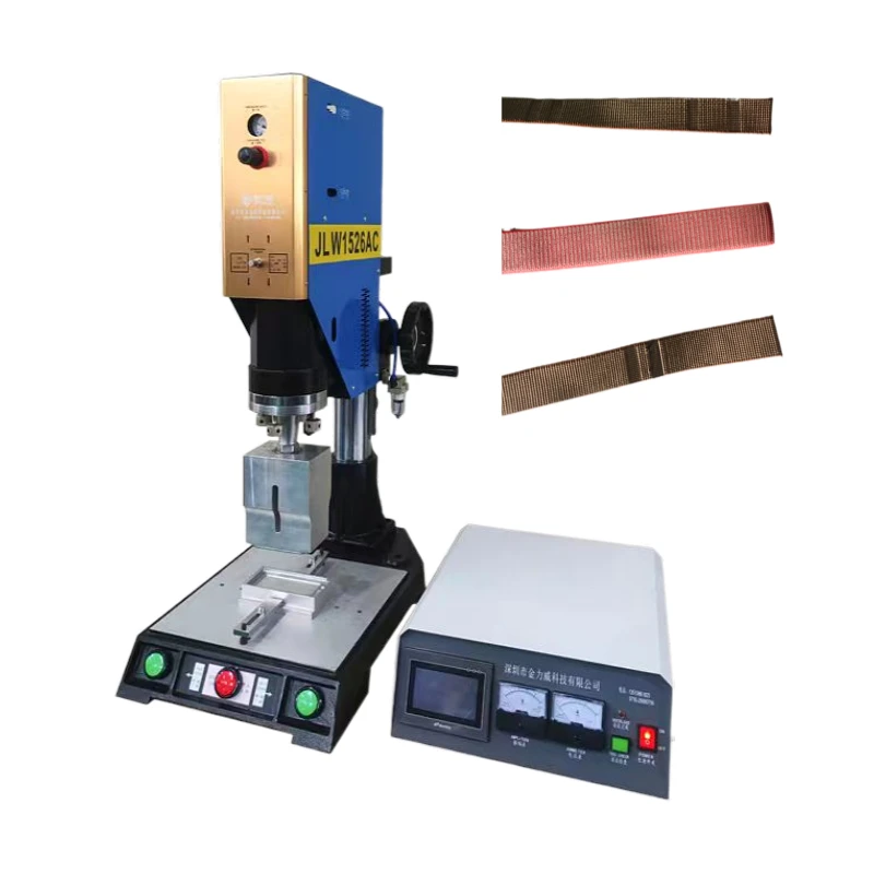 Plastic Welding Manufacturers Directly Supply Webbing Ultrasonic Cutting Equipment Velcro Ultrasonic Cutting Machine
