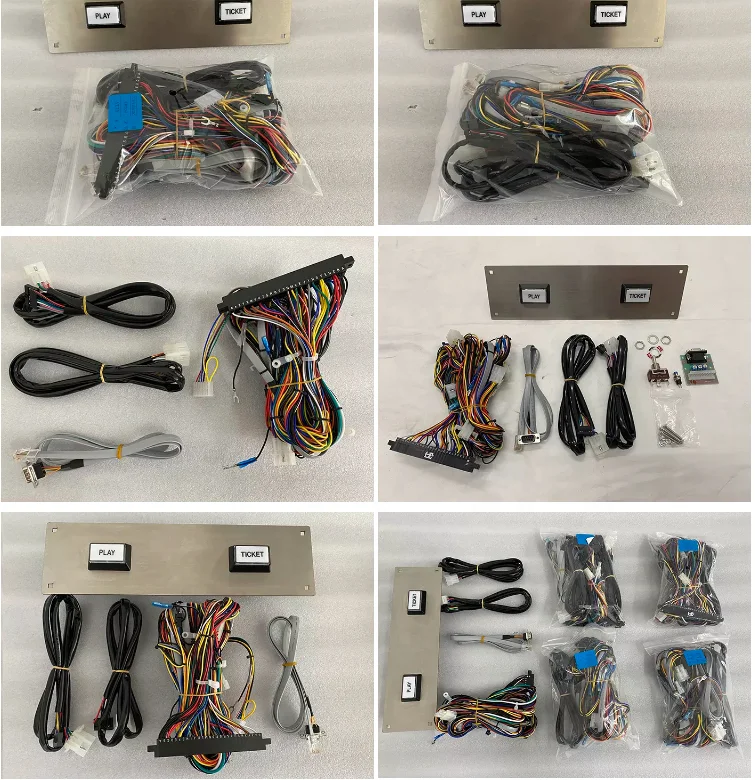 POG T340 Wire Harness Set Pot O Gold/Keno Harness Kit Game Wires Wiring Harness for Sale