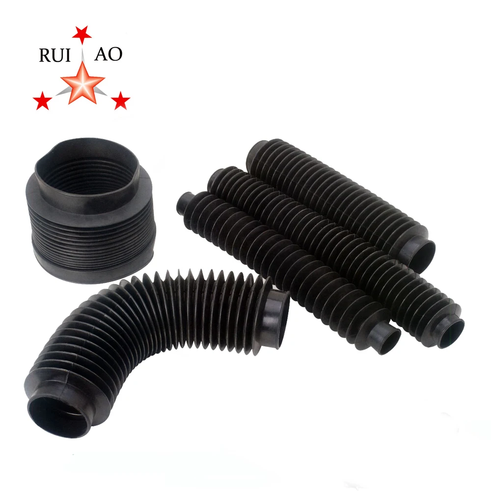 Kevlar Coated Fabric Material Round Dust Cover Cylinder Bellows with Zipper