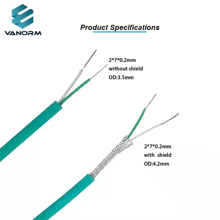 K-type Silicone Rubber Shielded Thermocouple