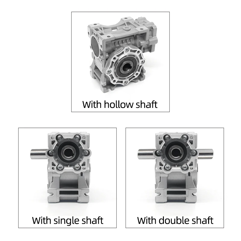 Umot Big Torque Heavy-Duty 72.5Nm 24v Dc Worm Gear With 90 Degree Gearbox Right Angle Reducer Electric Motor for Ac Servo Motor
