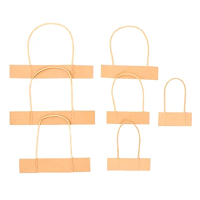 Paste Type Design Twisted Paper Rope Handle for Bags