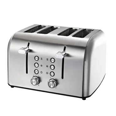 New Arrival Electric Smart 2 Slice Bread Bun Sandwich Long Slot Toaster With Mechanical Knob