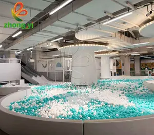 Kids Indoor Playground with Simple Color Play Space for Children