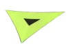 Sangle simple verte 4*4m