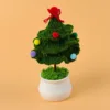 Yimian 3-layer Christmas tree potted plant (pure green)