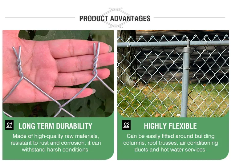 100ft roll chain link fence advantages