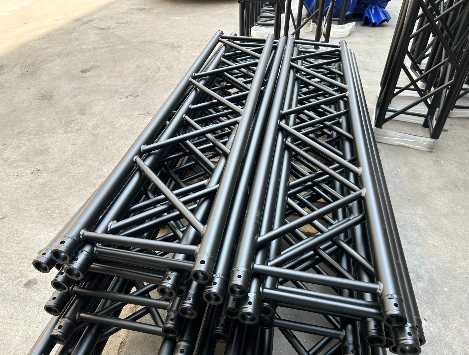 product stage truss ladder black backdrop truss system for outdoor event stage truss system stage-9