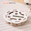 【Blanco Camel con Encaje】Laberinto Interactivo para Gatos con Bola y Rompecabezas
