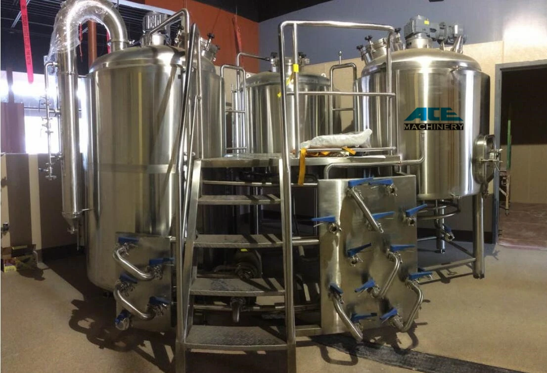 500 Liter 1000 Liter Complete Industrial Brewing Equipment Brewhouse ...