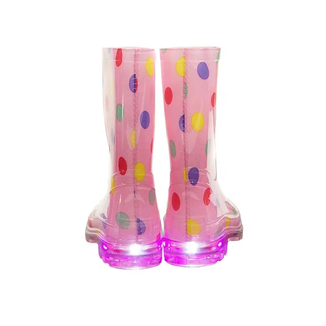 led rain boots