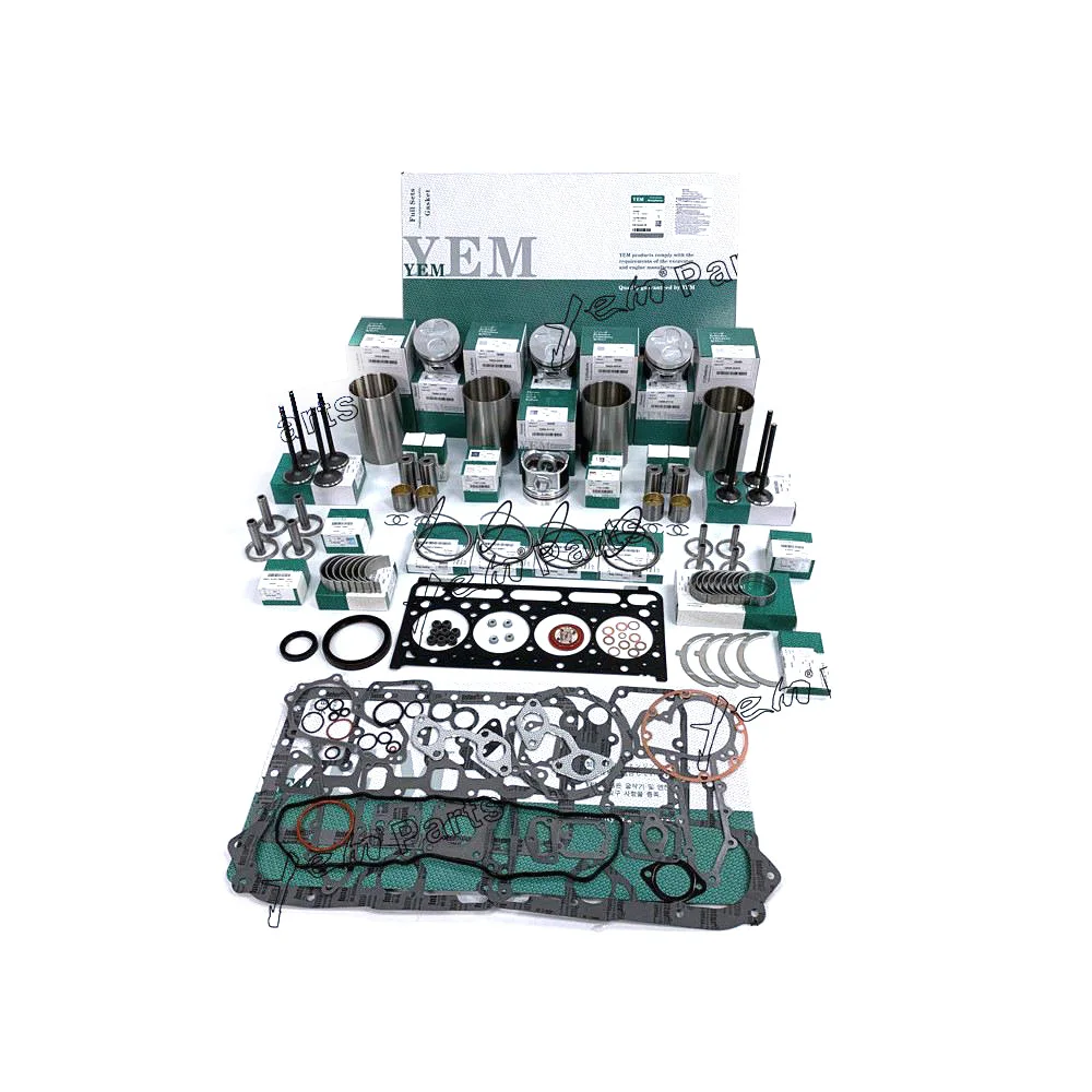 4D87 Piston Liner Kit Bearing Set Engine Rebuild Kit for Kubota V2203 V2403