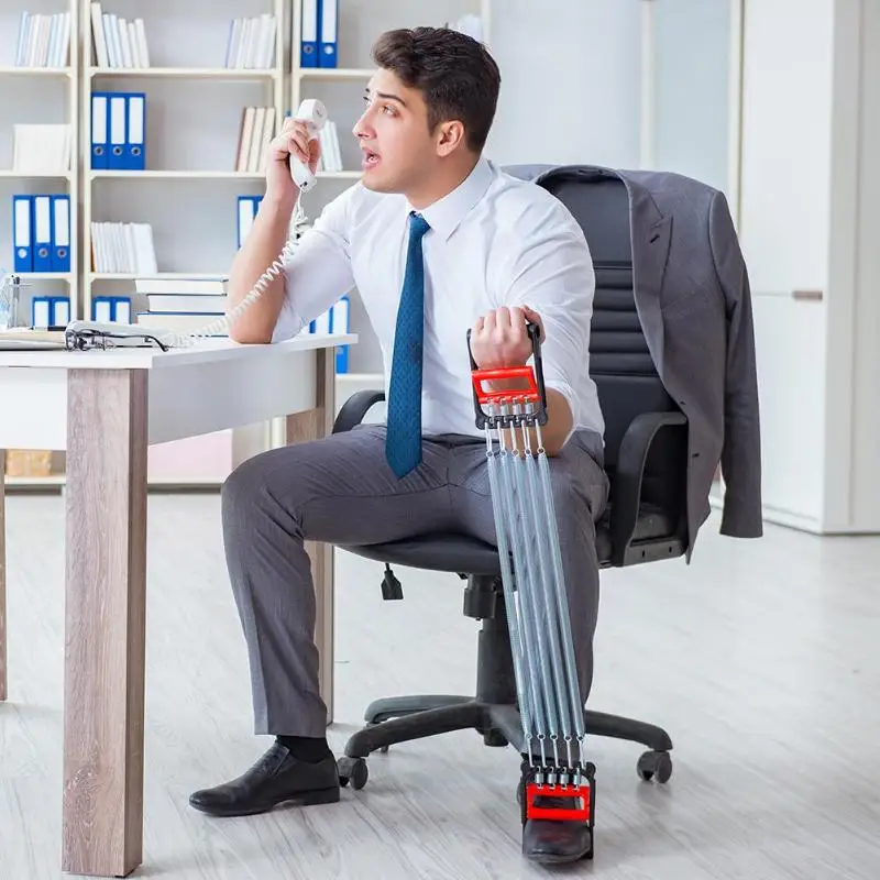 Модный популярный латексный Эспандер для силовых тренировок рук, ралли, экспандер для груди, фитнеса с полипропиленовой ручкой 2021