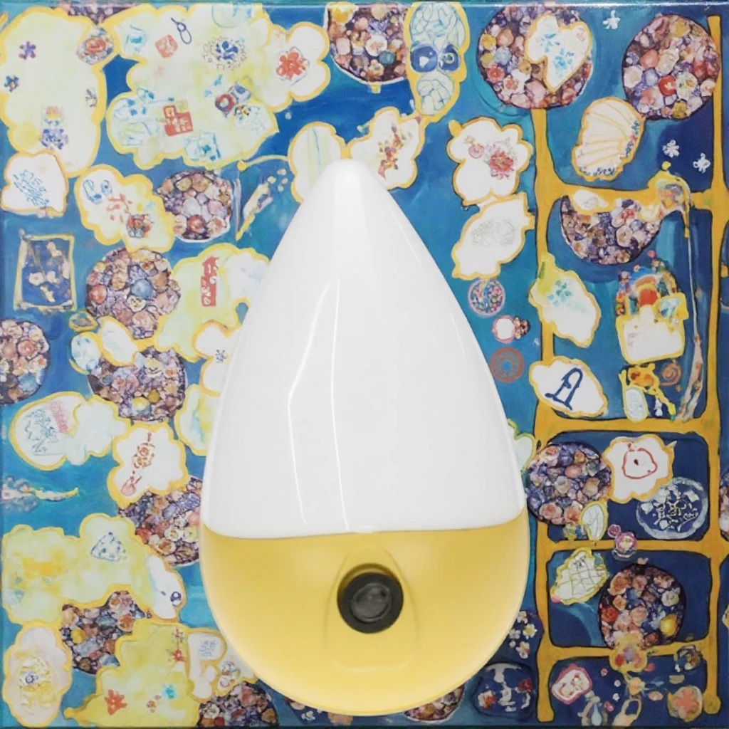 A68 Water Drop Led Light Sensor Night Light Plug in Bedside Lamp Led Lamp Night Light for Home