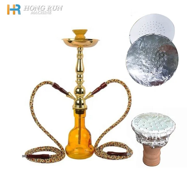 Pharaohs Pre-Cut Pre-Punched Round Aluminum Hookah Foil