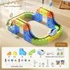 Non-magnetic versatile track set 67-piece-with 1 car