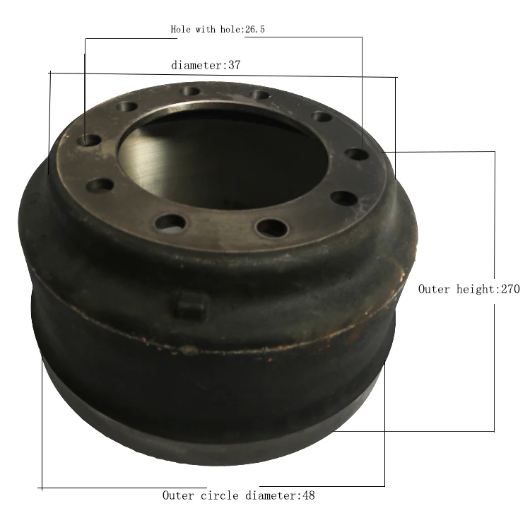 Heavy Duty Truck Trailer Brake Drum 3600ax 3600a For Us Market Buy