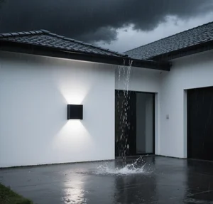 Factory Custom Modern Aluminum Alloy IP65 Outdoor Waterproof LED Wall Lamp Suitable for Garden Hotel Residential Exterior Wall