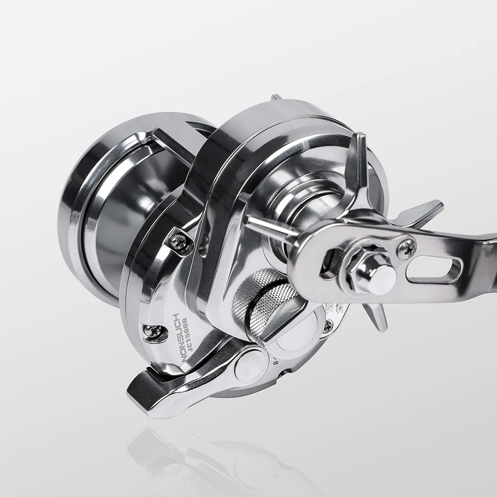 NOEBY JG2500 Slow Jigging Aluminum Saltwater Trolling Reel for Big