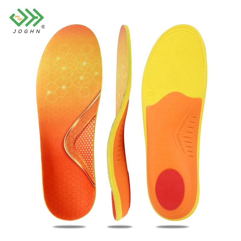 JOGHN Printed Eva Shoe Pad Shoe Inserts Orthopedic Cushion Plantar Fasciitis Arch Support Insole Orthotic