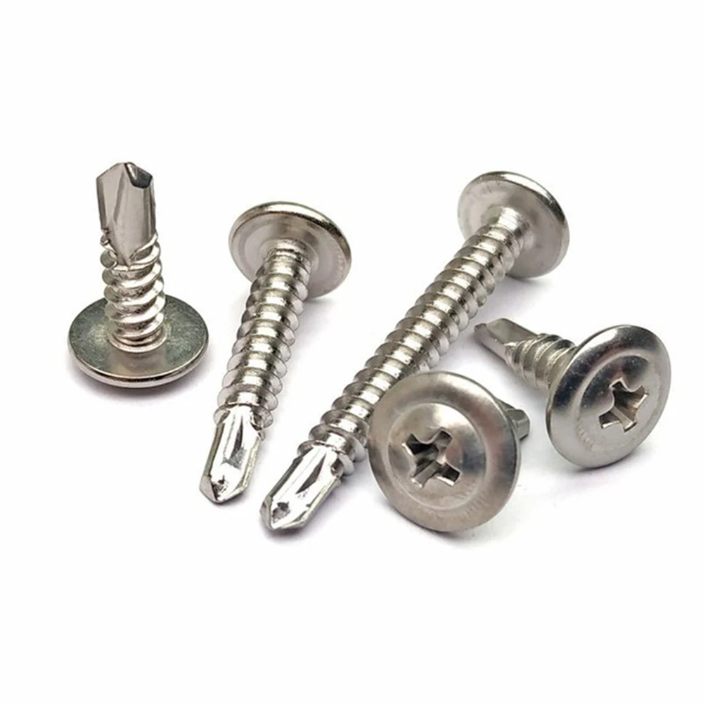 TORX BUTTON HEAD SELF TAPPING SECURITY WOOD SCREWS No.6,8,10,12 STAINLESS STEEL 