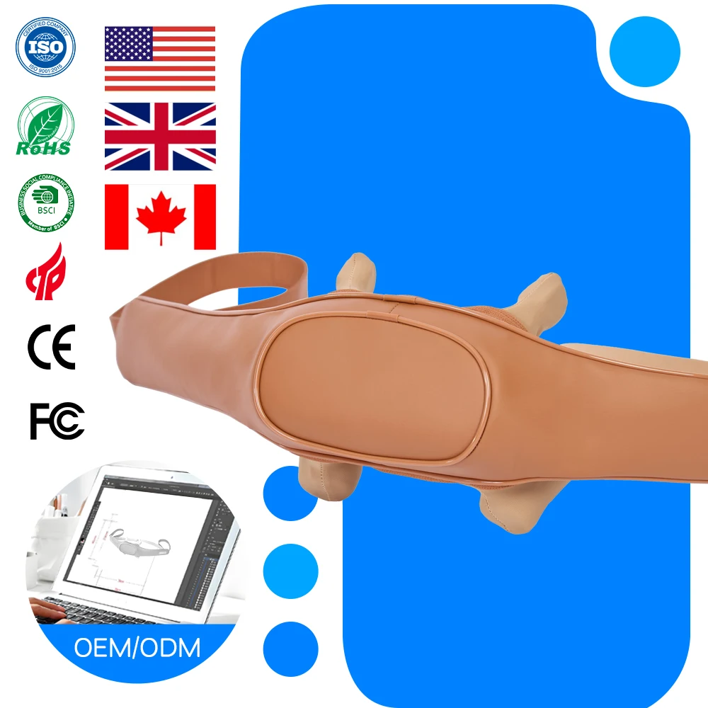 Masajeador compacto para cuello y hombros Becozy para viajes, con amasado 3D y batería de 2000 mAh, certificado CE