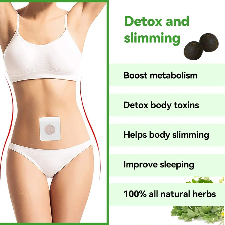 Burning Detox Belly Sticker Weight Loss Fat Burn Slimming Natural