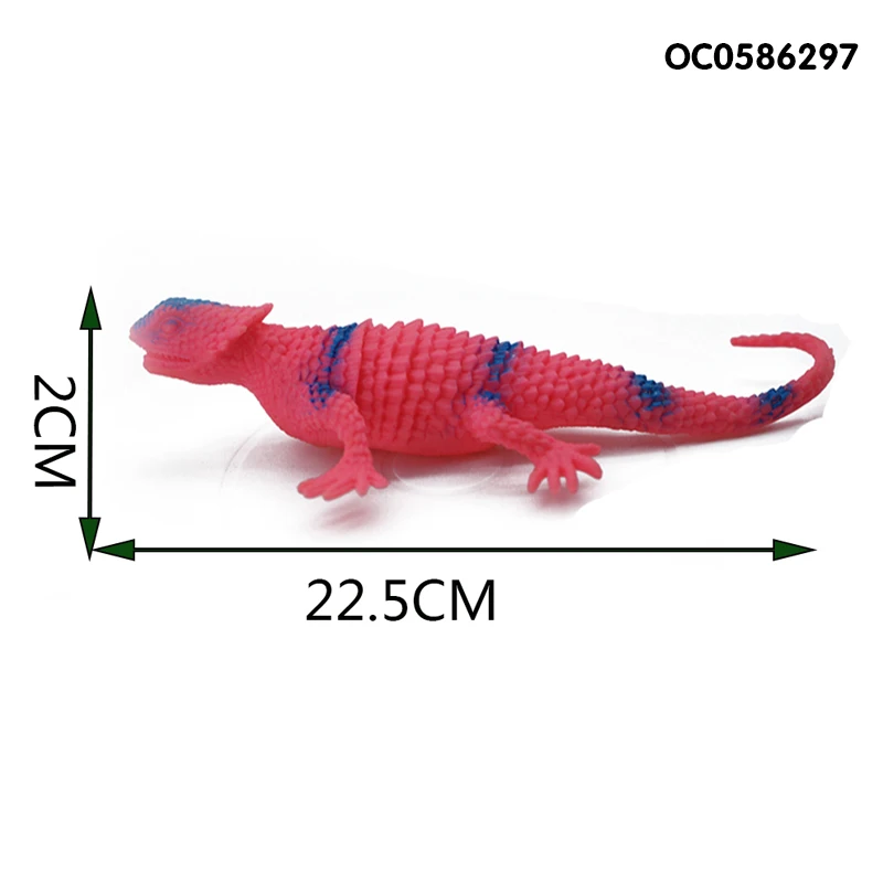 Kids Interesting Simulation Different Colorful Small Rubber Lizards Toys