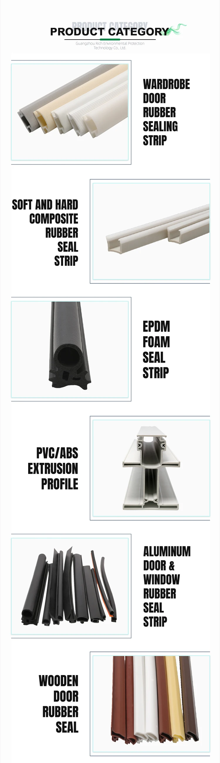 Lc1101 Silicone Rubber U Type Sealing Strip Rubber Edge Banding For