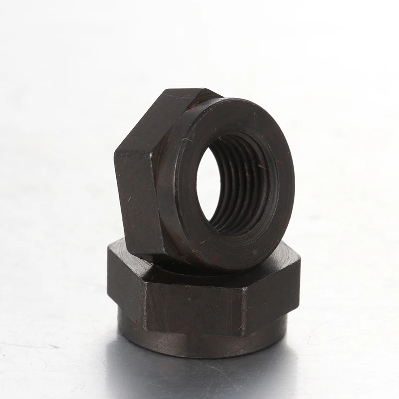 Good Quality Low Price factory Outlet high strength galvanized carbon steel black high quality Hexagon head nut factory