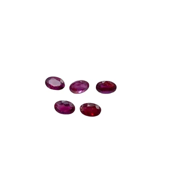AA Quality Natural Ruby Oval Cut From Africa Untreated Ruby Red Ruby for Sale in India For Ring Very Best Price