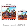 Serviette en papier colorée-20pcs