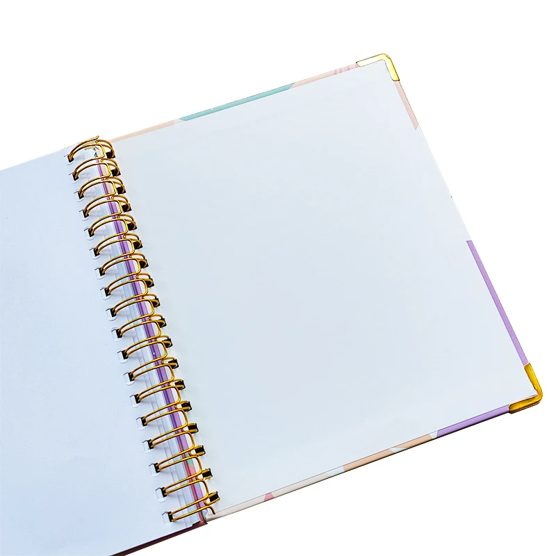 Factory Custom 2023 New Hardcover Notebooks Journal Spiral Planner