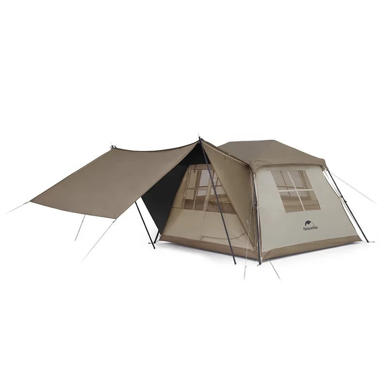 Naturehike Village 5.0 2 generasi Quick Open Tent tenda berkemah luar ruangan otomatis