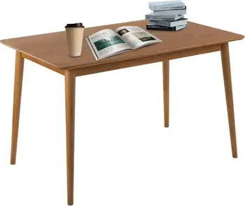 Modern Home Furniture MDF Plywood Restaurant Dining Table Solid Wood Kitchen Table Rectangular Dining Table
