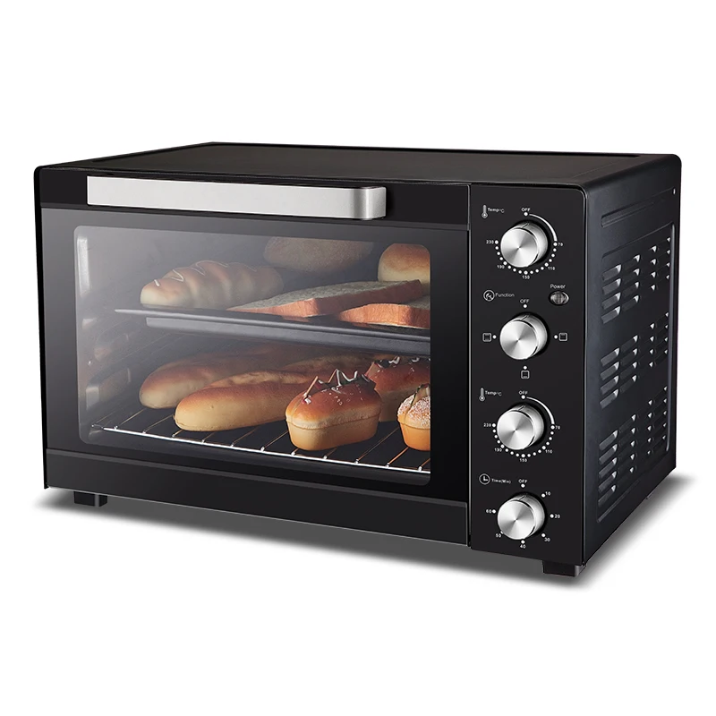 Factory Wholesale Metal 60L Large Toaster Oven Barbecue Baking Electric Mechanical Home Household Kitchen Oven