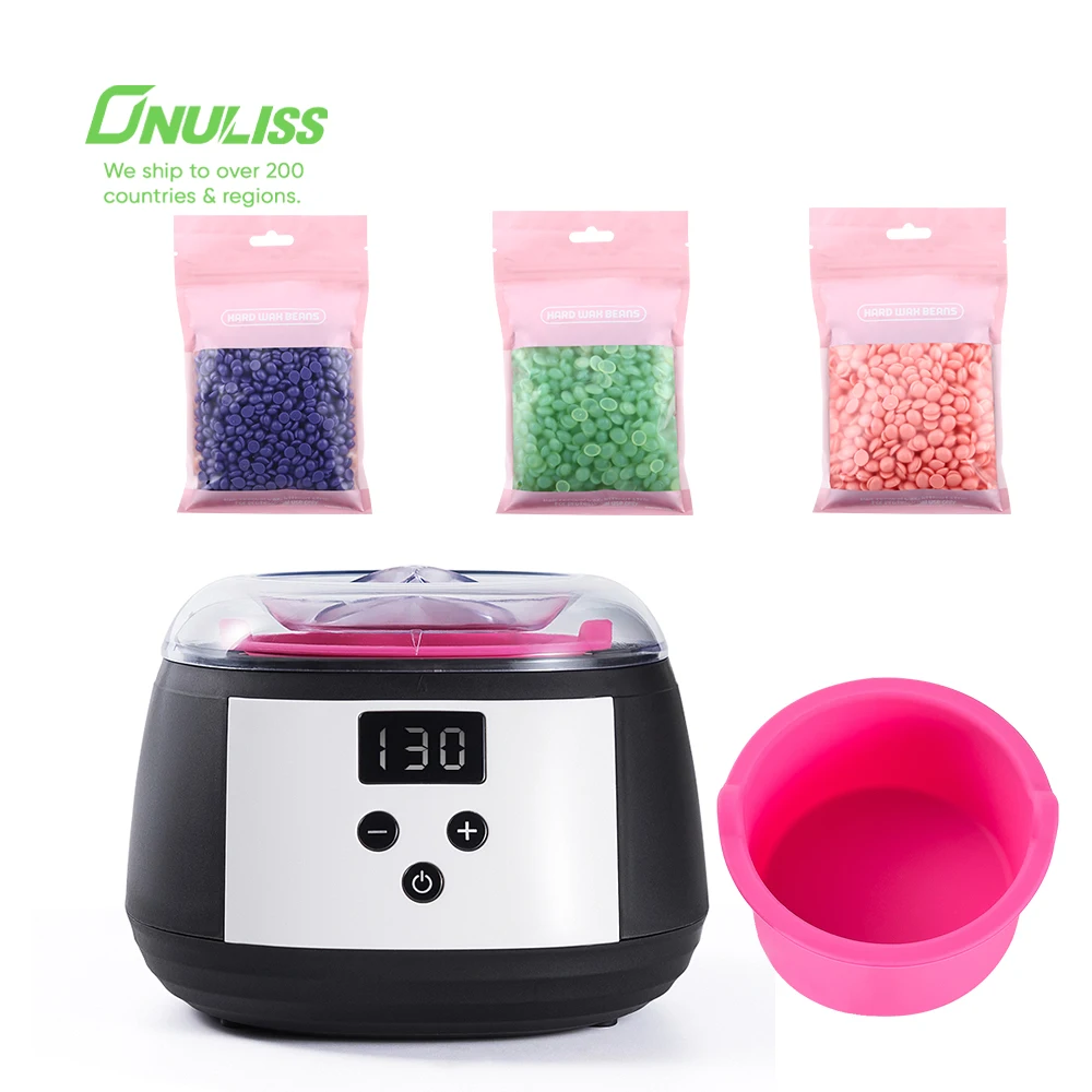 Safe Wax Warmers Plug In Electric hard wax beads for hair removal Automatic Shut Down Wax Melt Warmer