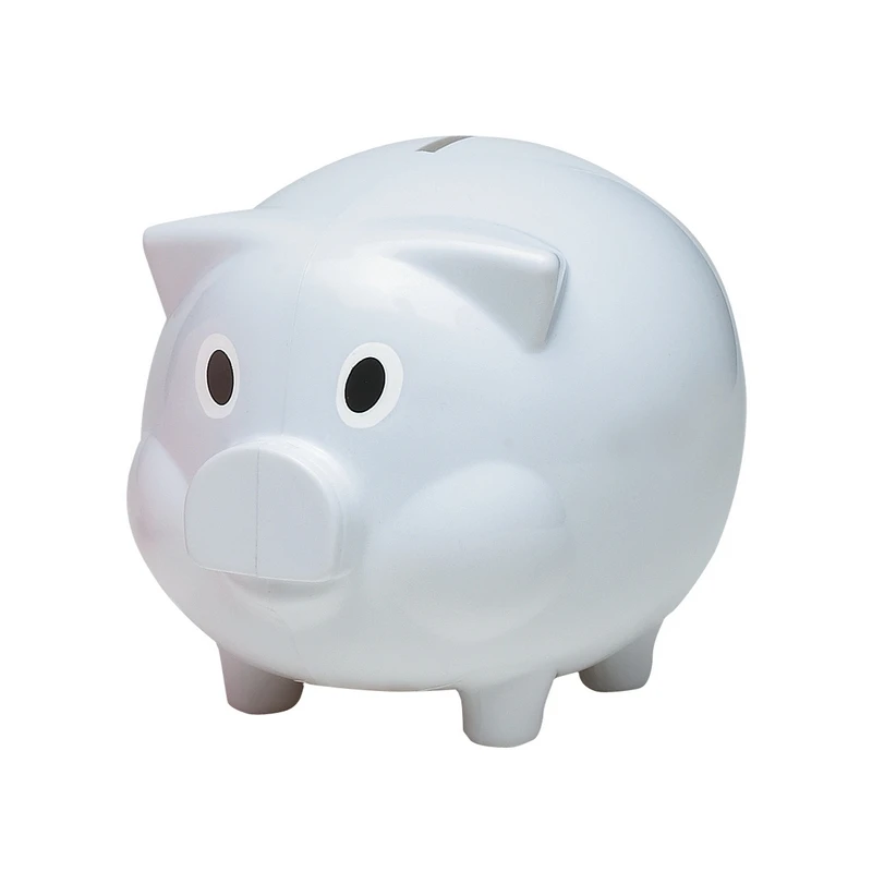 Walmart Factory Customized Coin Piggy Bank,removable Bottom Plug for Coin Retrieval
