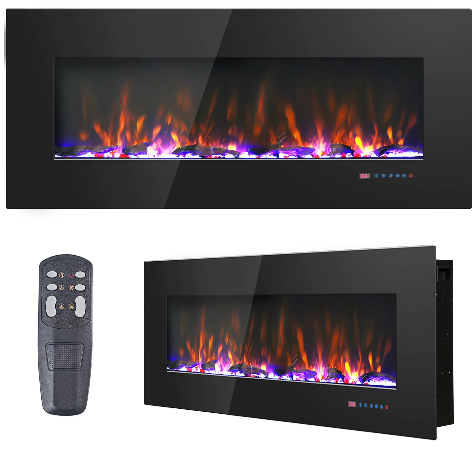 Luxstar Indoor 60 Inch Wall Mounted Not For Recessed Black Electric