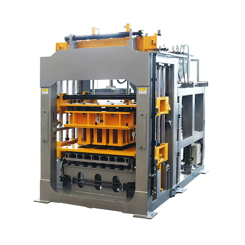 Hollow Brick Making Machine Latest Shape Blocks Concrete Machine Make Interlocking Floor Press to Make Bricks Bamboo Pallets