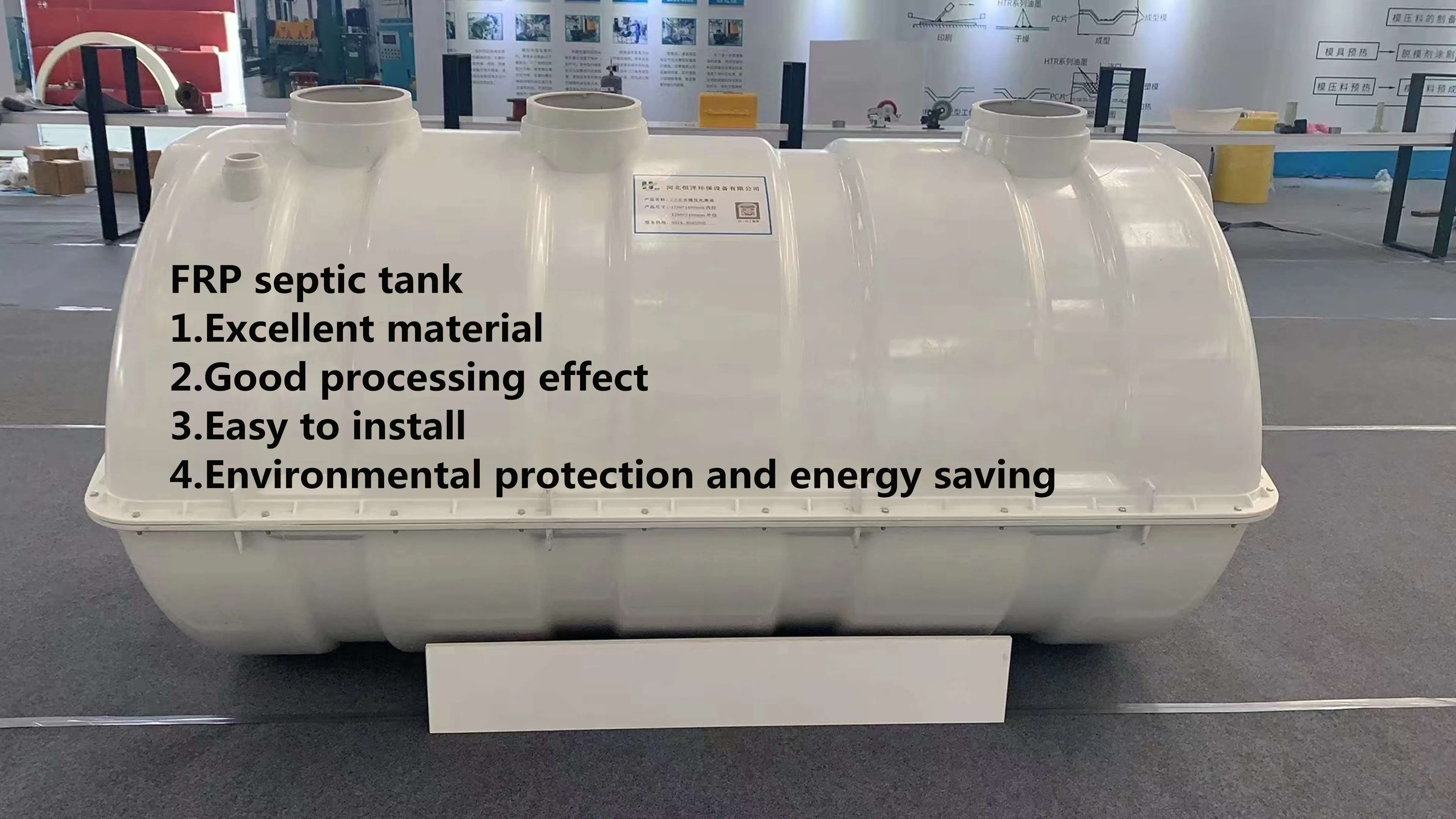 China Factory Molding Process Septic Tanks for Sale 0.5T 1T 1.5T Three ...