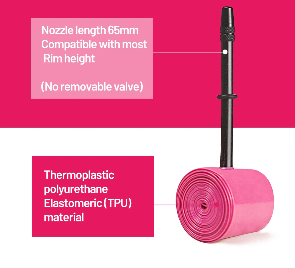 Ridenow Ultralight Bike Inner Tube 700c Road Mtb Bicycle Tpu Material