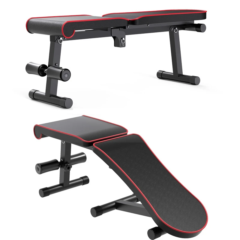 Cheap Bench Press Gym Equipment Weight Bench With Weights And Bar Set