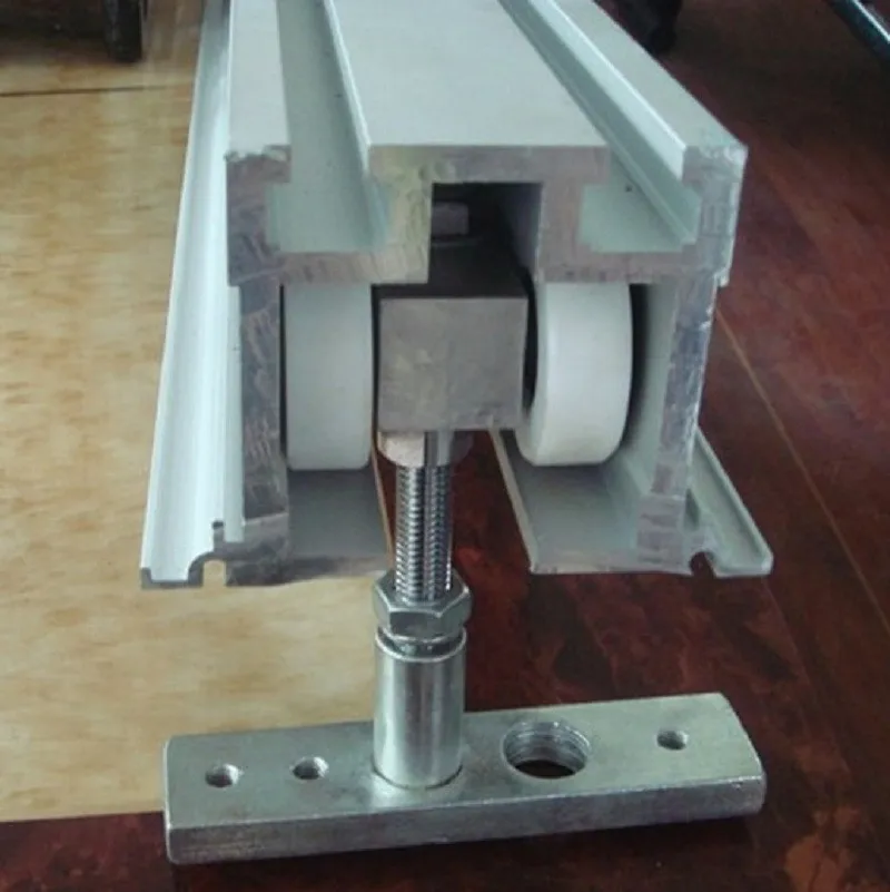 Aluminium Track Movable Wall Partition System Wheel Carrier Track for Folding Partition
