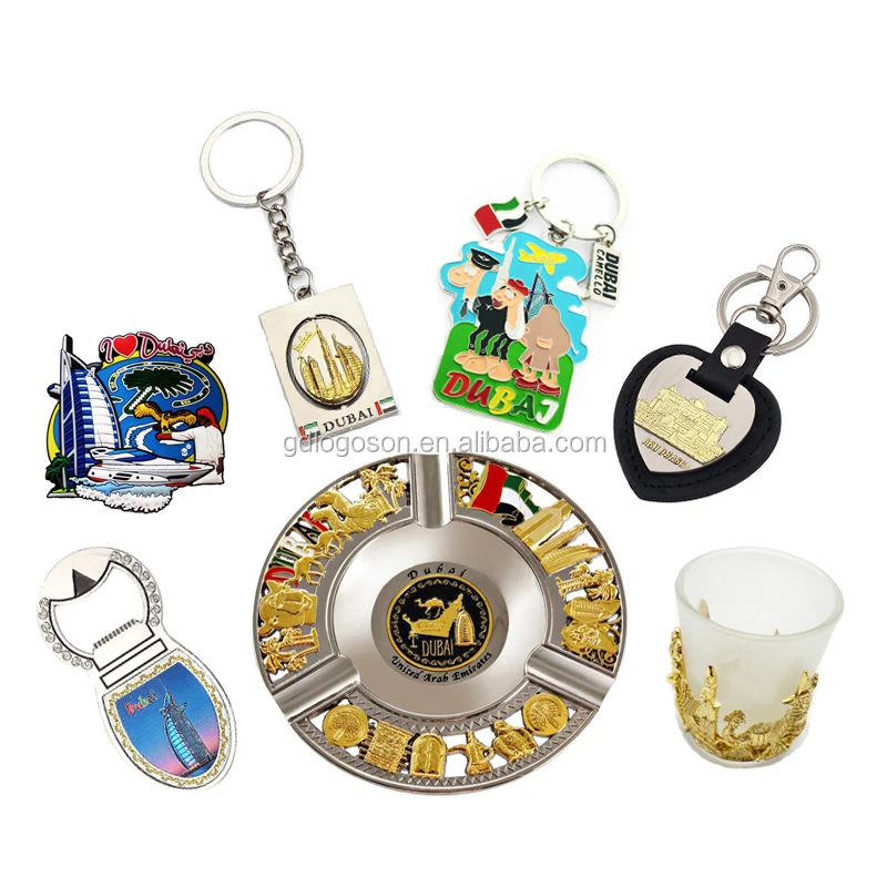 UAE Dubai Landmark Metal Burj Khalifa Shaped Vintage Design Eco-Friendly Nickel Free Chrome Plated Bottle Opener Souvenir Gift