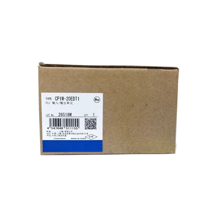 New Original Omron CP1W series expansion I/O module. 10 inputs and 10 transistor outputs, compact structure, high response speed, strong anti-interference. Compatible with CP1E/CP1L/CP1H PLCs, widely used for I/O expansion in automation lines, packaging m