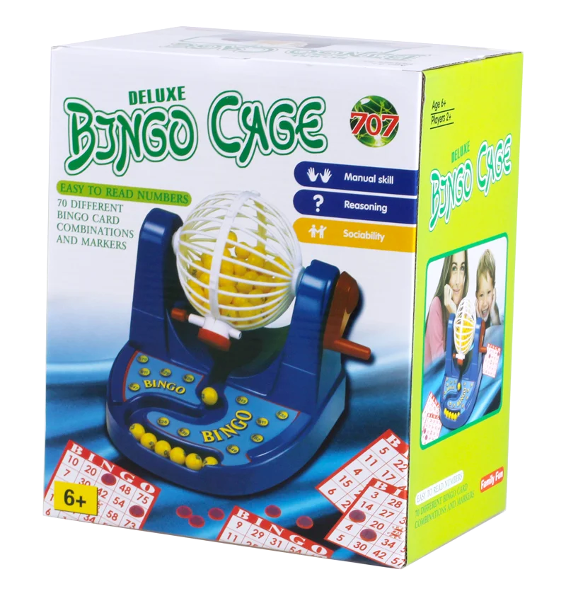 Plastic Bingo Set - Fun for Kids & Adults Alike