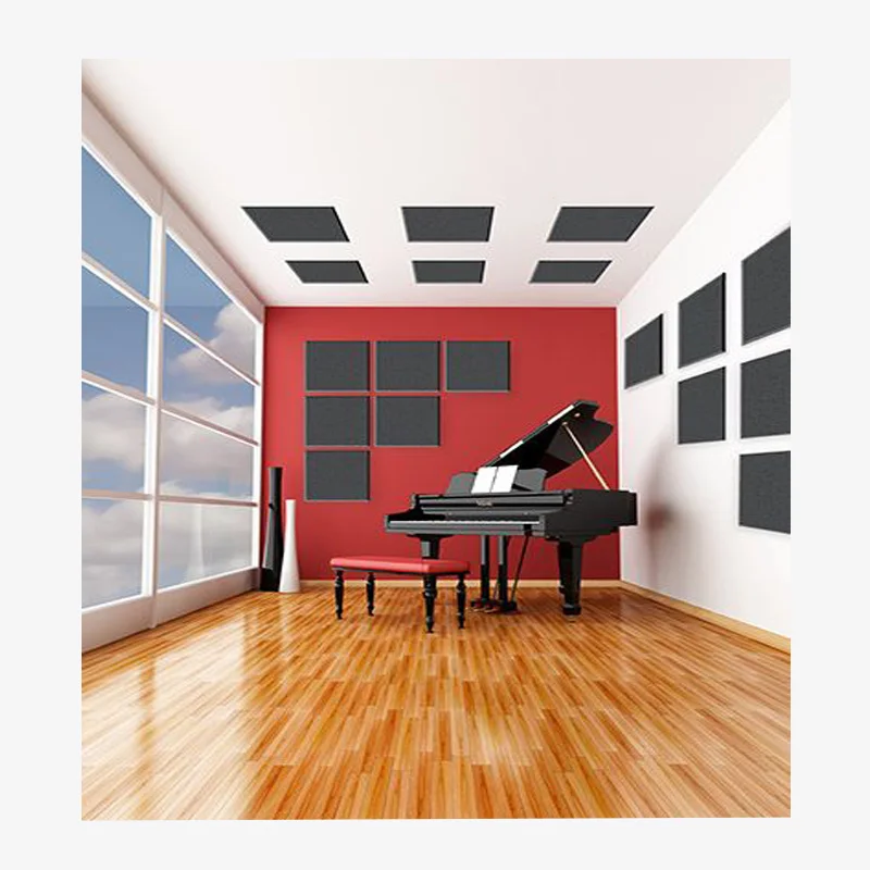 Высококачественные акустические звукопоглощающие панели Звукоизоляционная панель для музыкальной